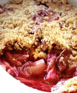 Rhubarb Crumble