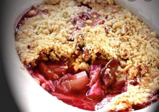 Rhubarb Crumble