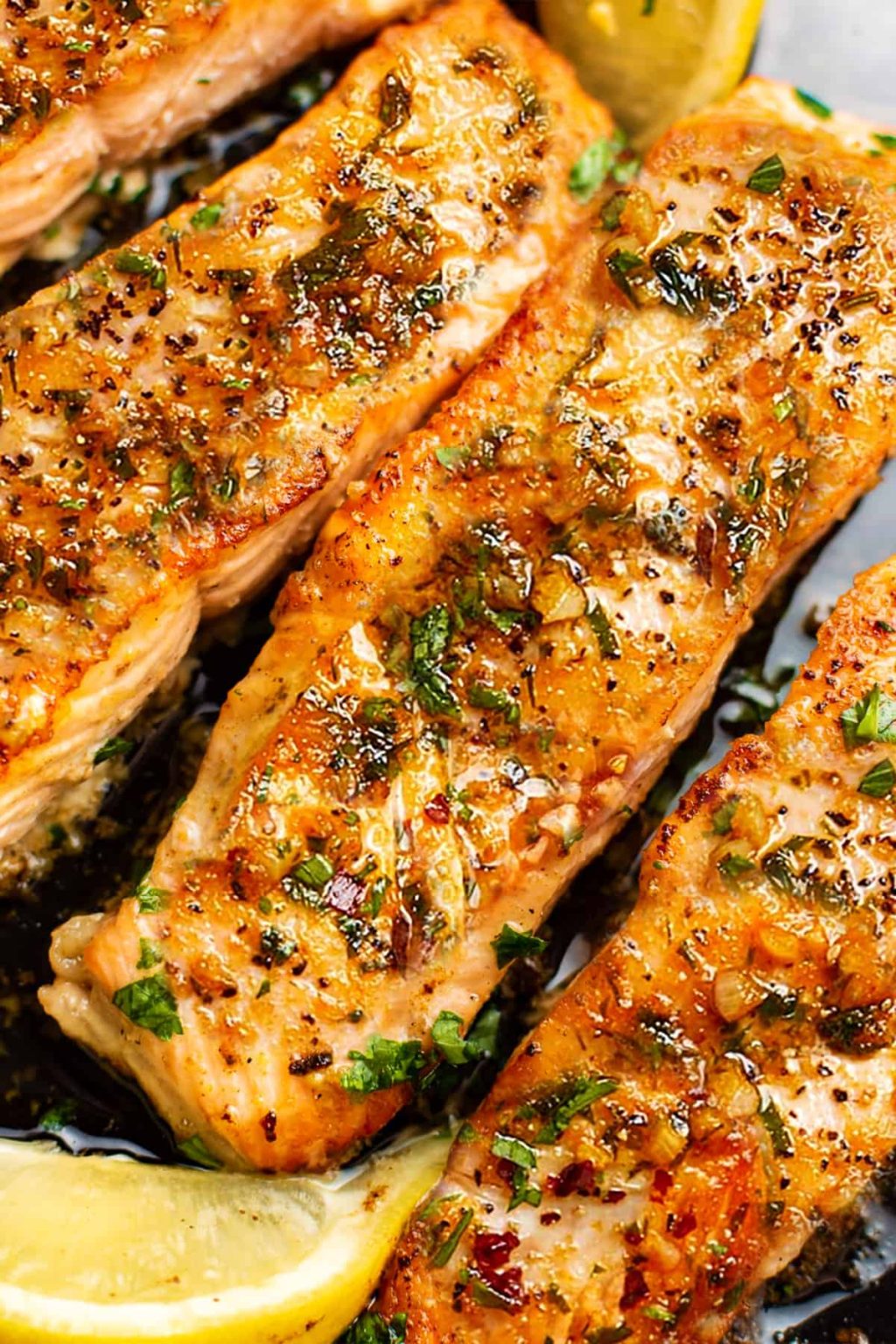 Garlic Butter and Honey Salmon Fillets – Village Greens, Charlesworth