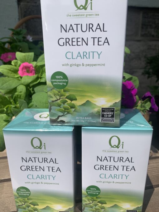 Tea - Qi Clarity Green Tea with Ginko and Peppermint