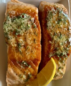 Salmon Fillets with Dill & Lemon Butter