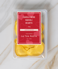 Fresh Pasta - Caval Nero Heart Shaped Ravioli